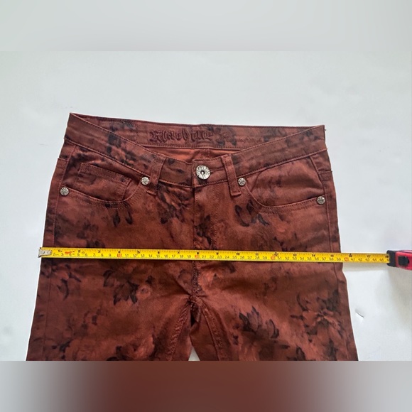 Machine Pour Neuf Mode flower print pattern skinny jeans. Sz. 5 - Picture 5 of 7